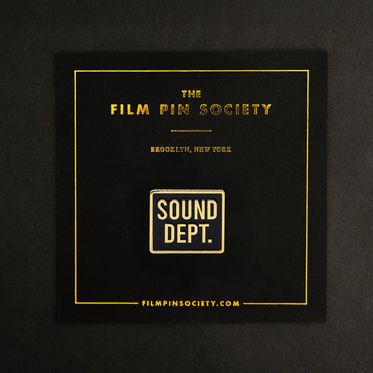 Sound Department Enamel Pin