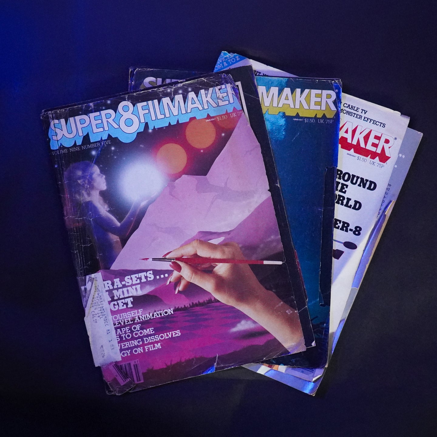 Vintage 3x Super 8 Filmmaker Magazines