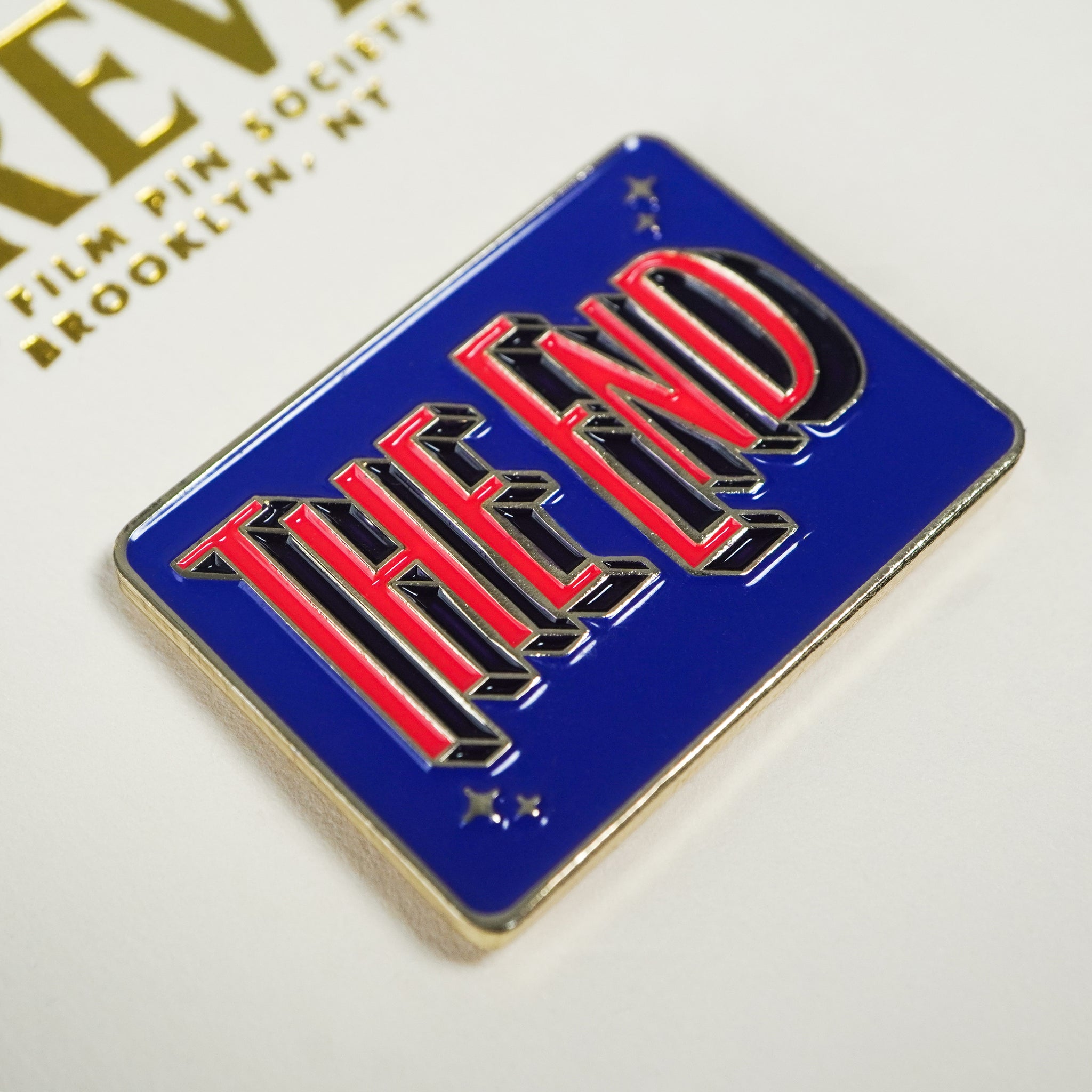 The End Credit Enamel Pin