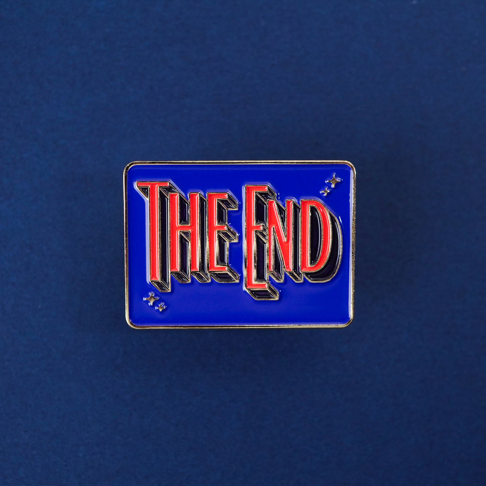 The End Credit Enamel Pin