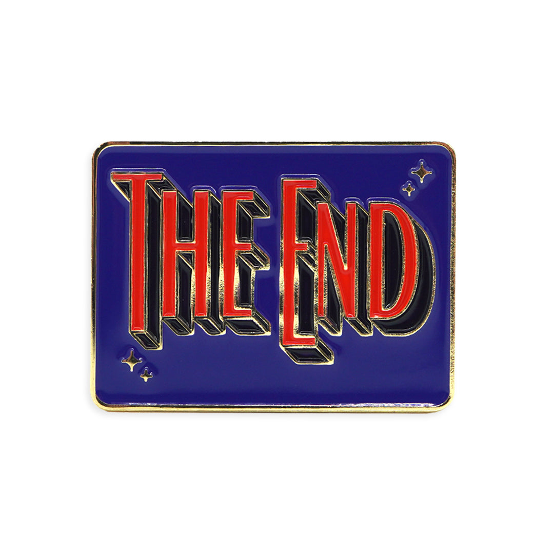 The End Credit Enamel Pin