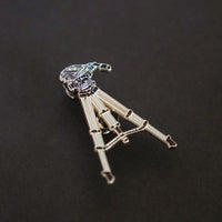 Tripod Enamel Pin