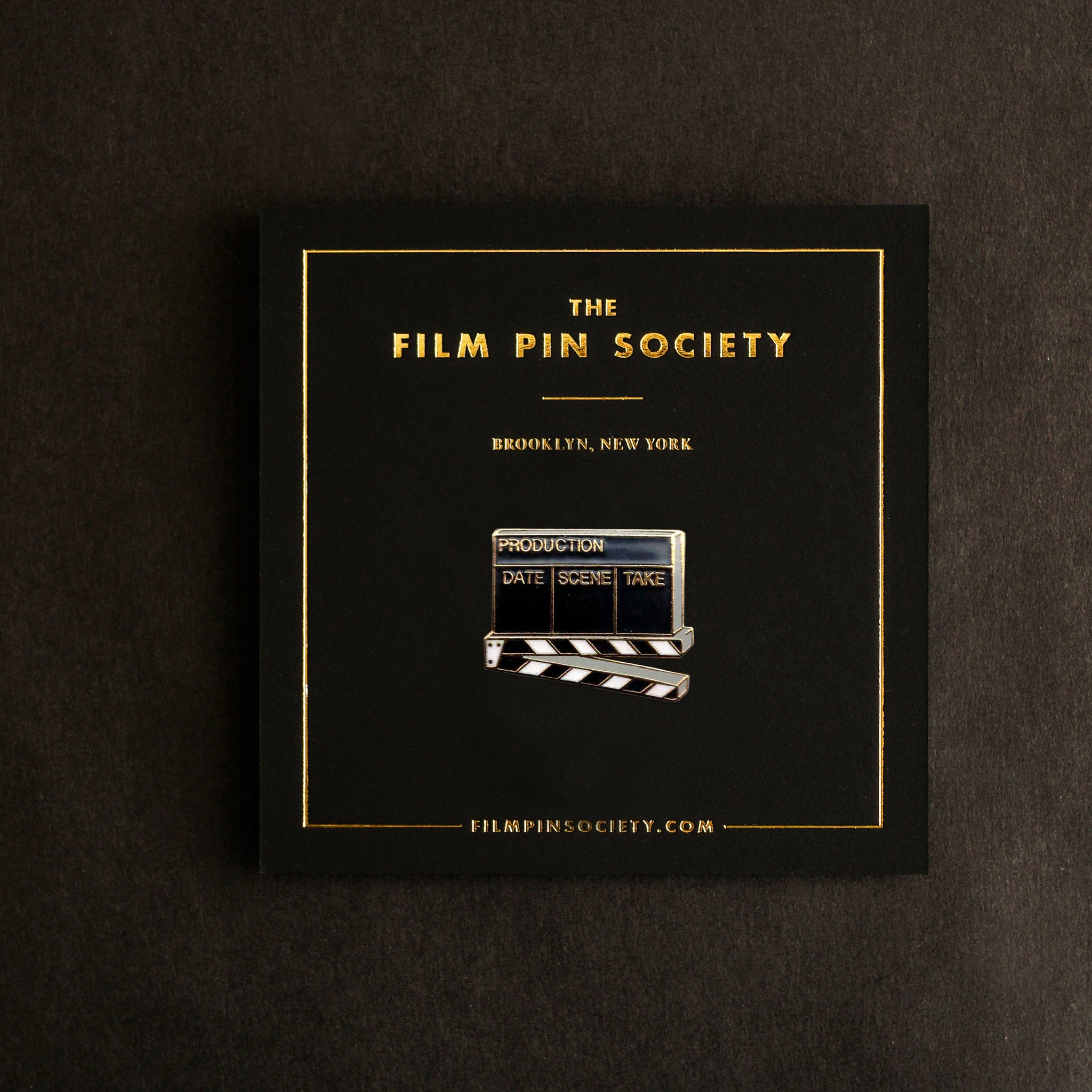 Vintage Film Slate Pin