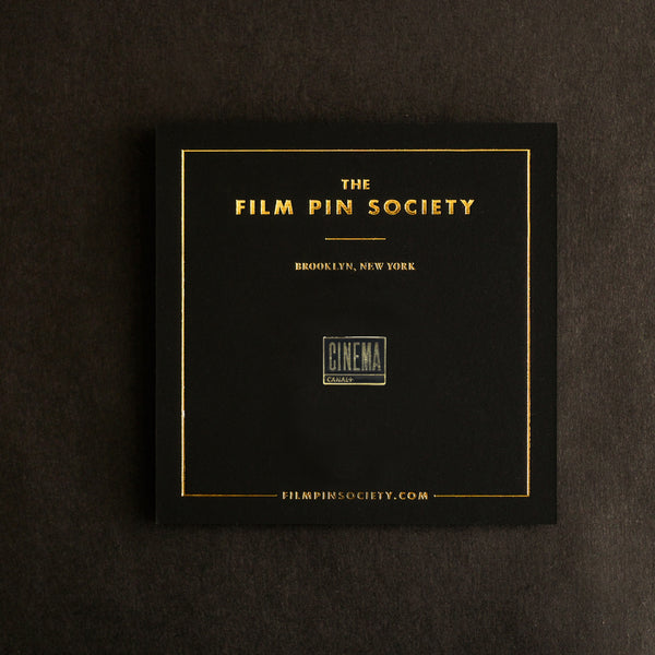 Vintage Cinema Canal Gold Pin