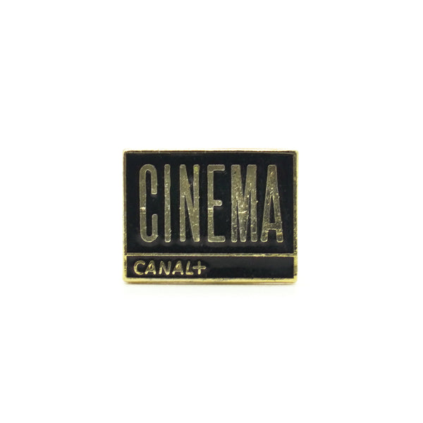 Vintage Cinema Canal Gold Pin