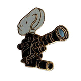 Vintage Black Film Camera Pin