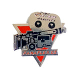 Vintage Panavision Panaflex Enamel Pin (Red)
