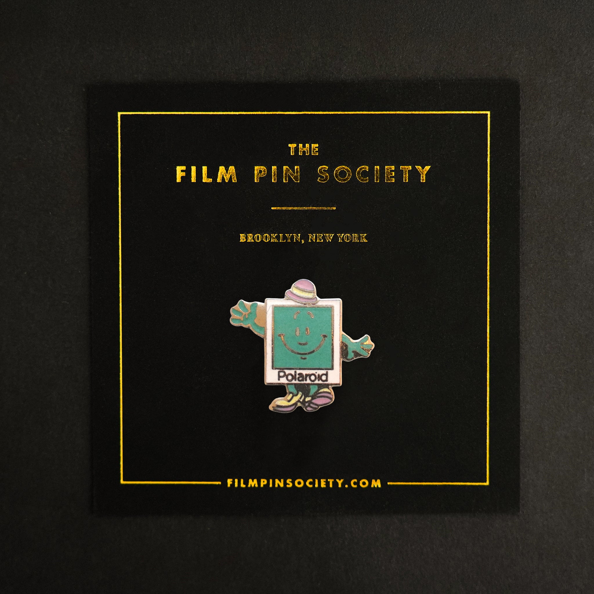 Vintage Polaroid Man Pin