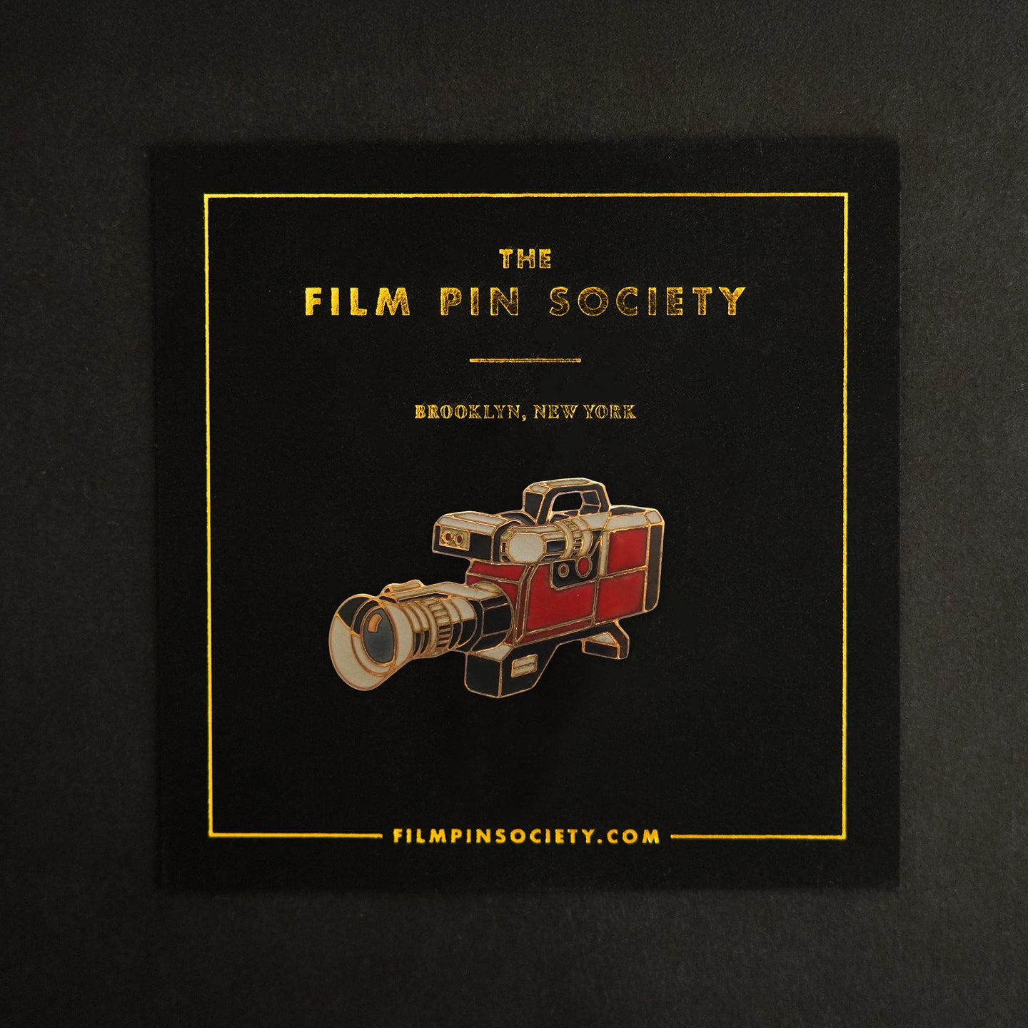 Vintage Red Camcorder Pin