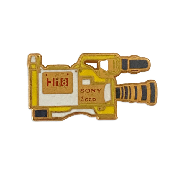 Vintage Sony Hi8 Camera (Yellow & White)