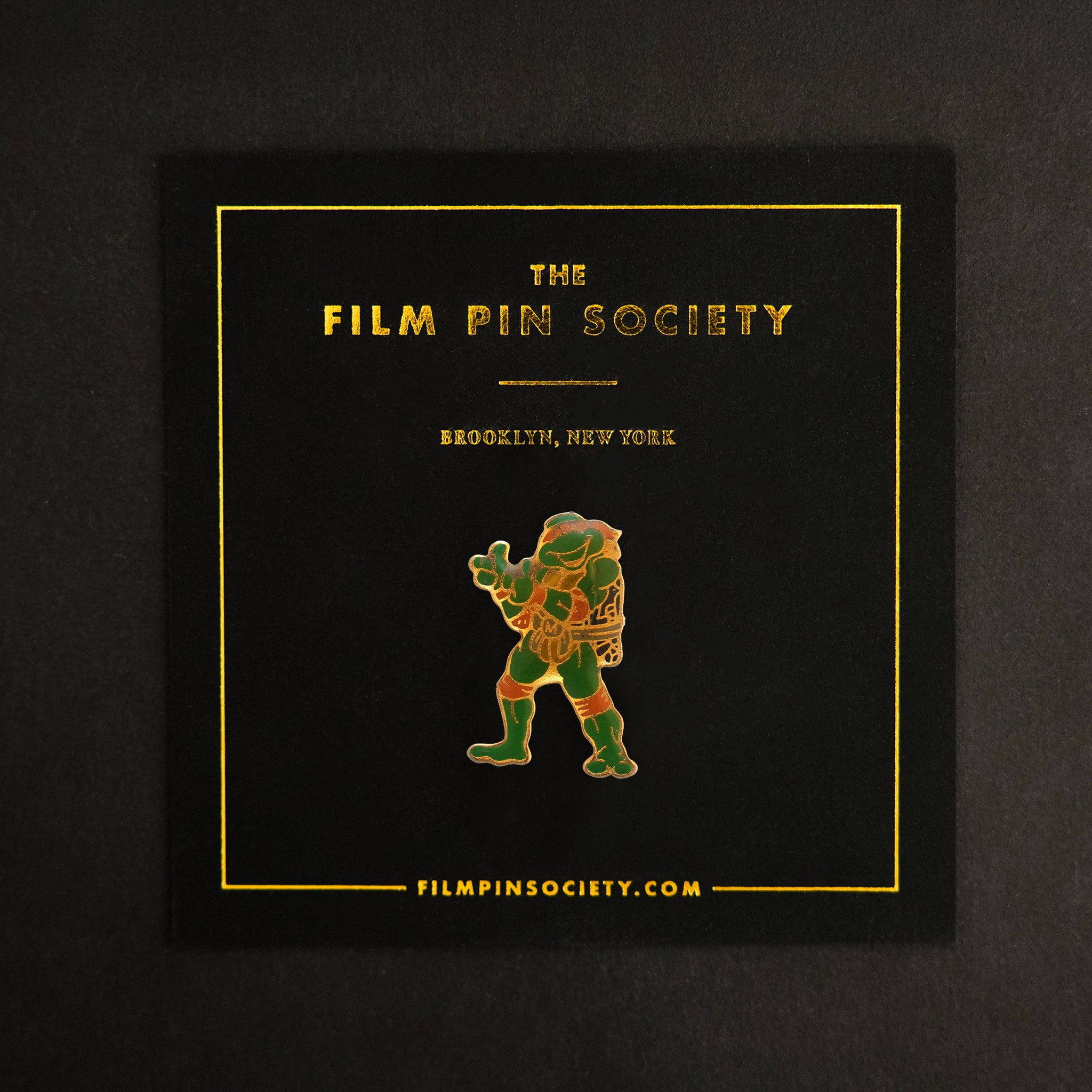 Vintage TMNT Michelangelo Pin