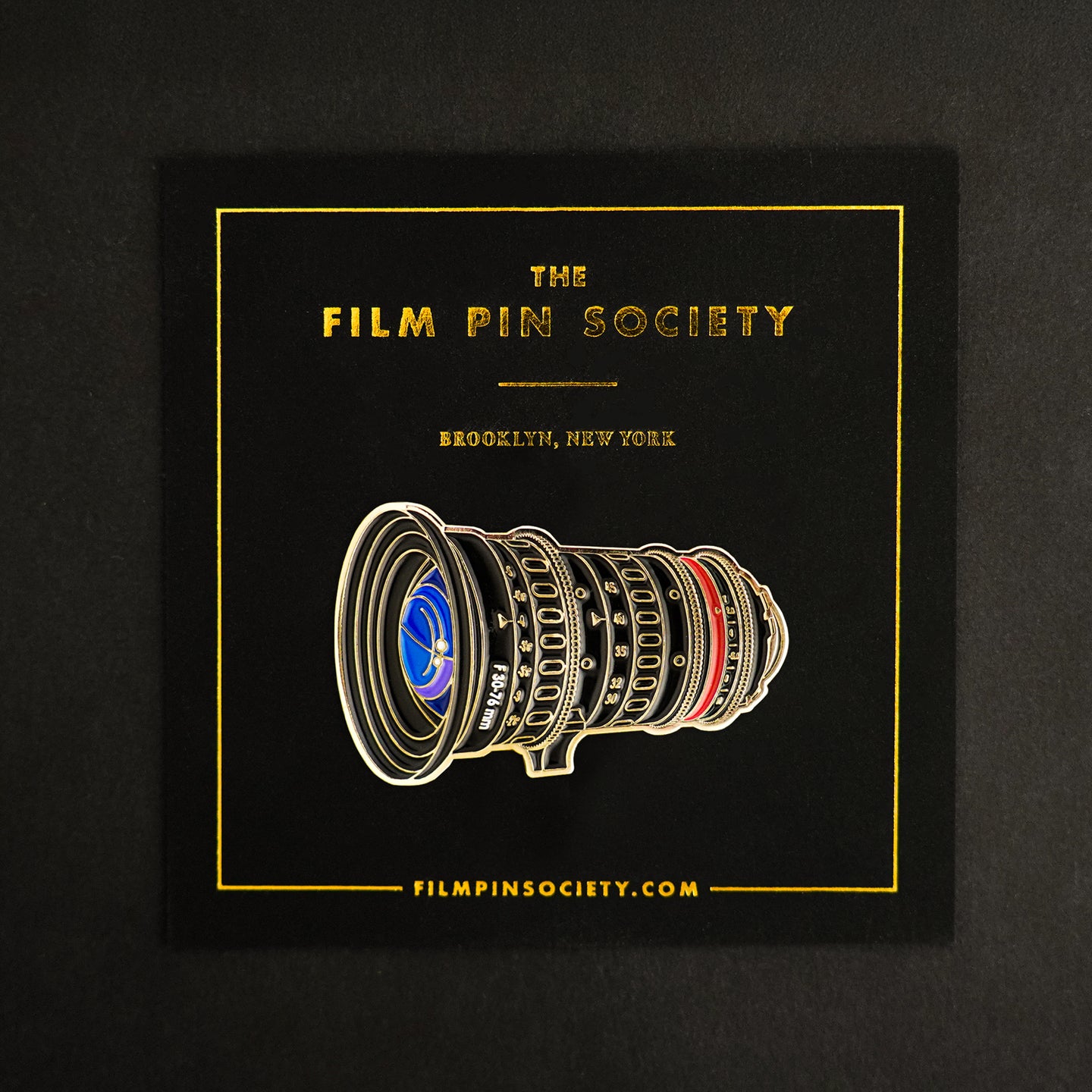 Cine Zoom Lens Enamel Pin