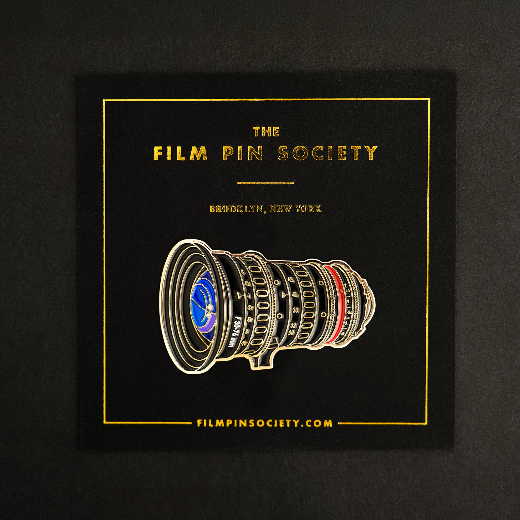Cine Zoom Lens Enamel Pin