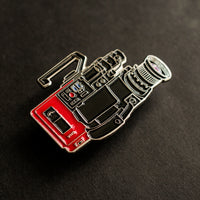 80s VHS Camera Enamel Pin