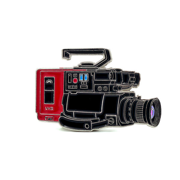 80s VHS Camera Enamel Pin