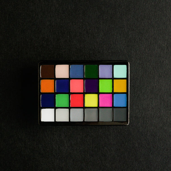 Color Chart Enamel Pin