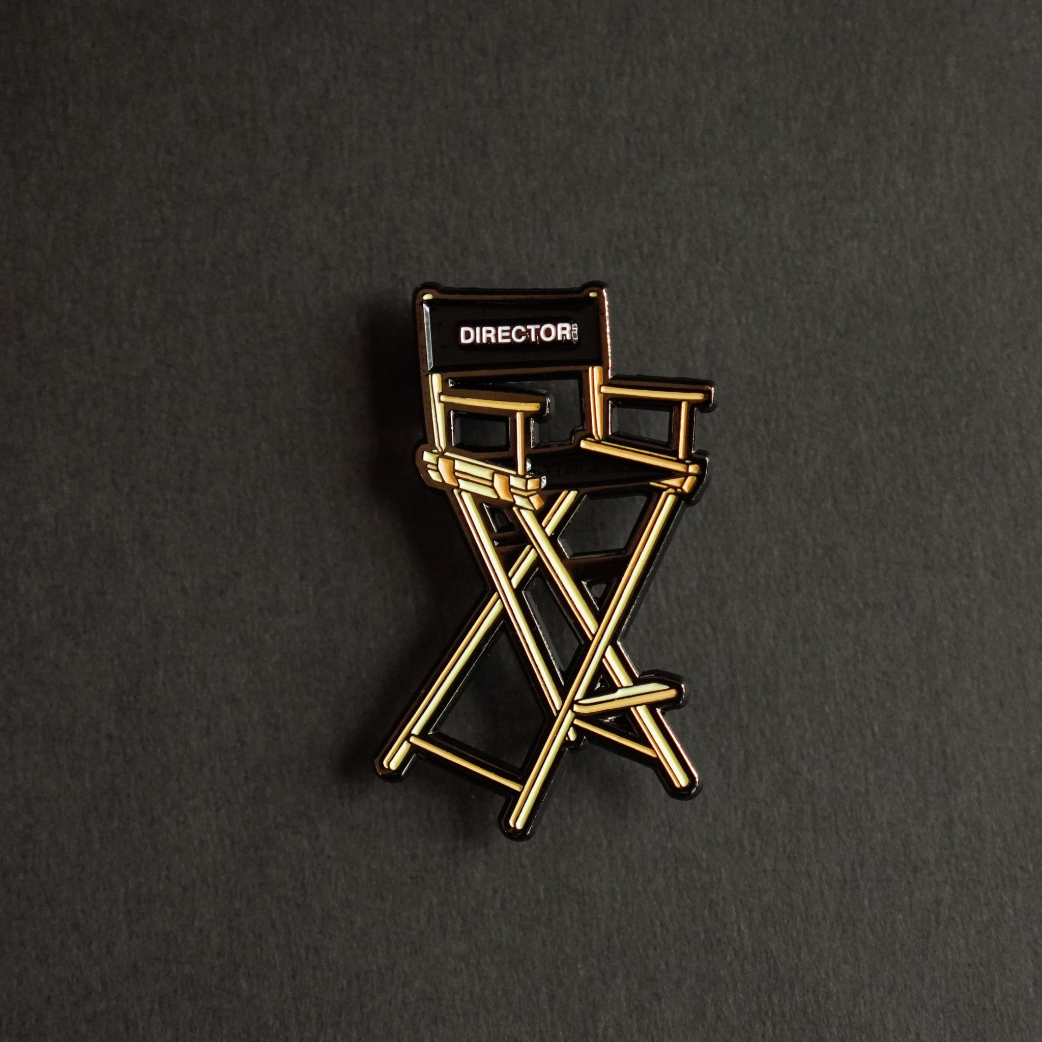 Director's Chair Enamel Pin – Film Pin Society