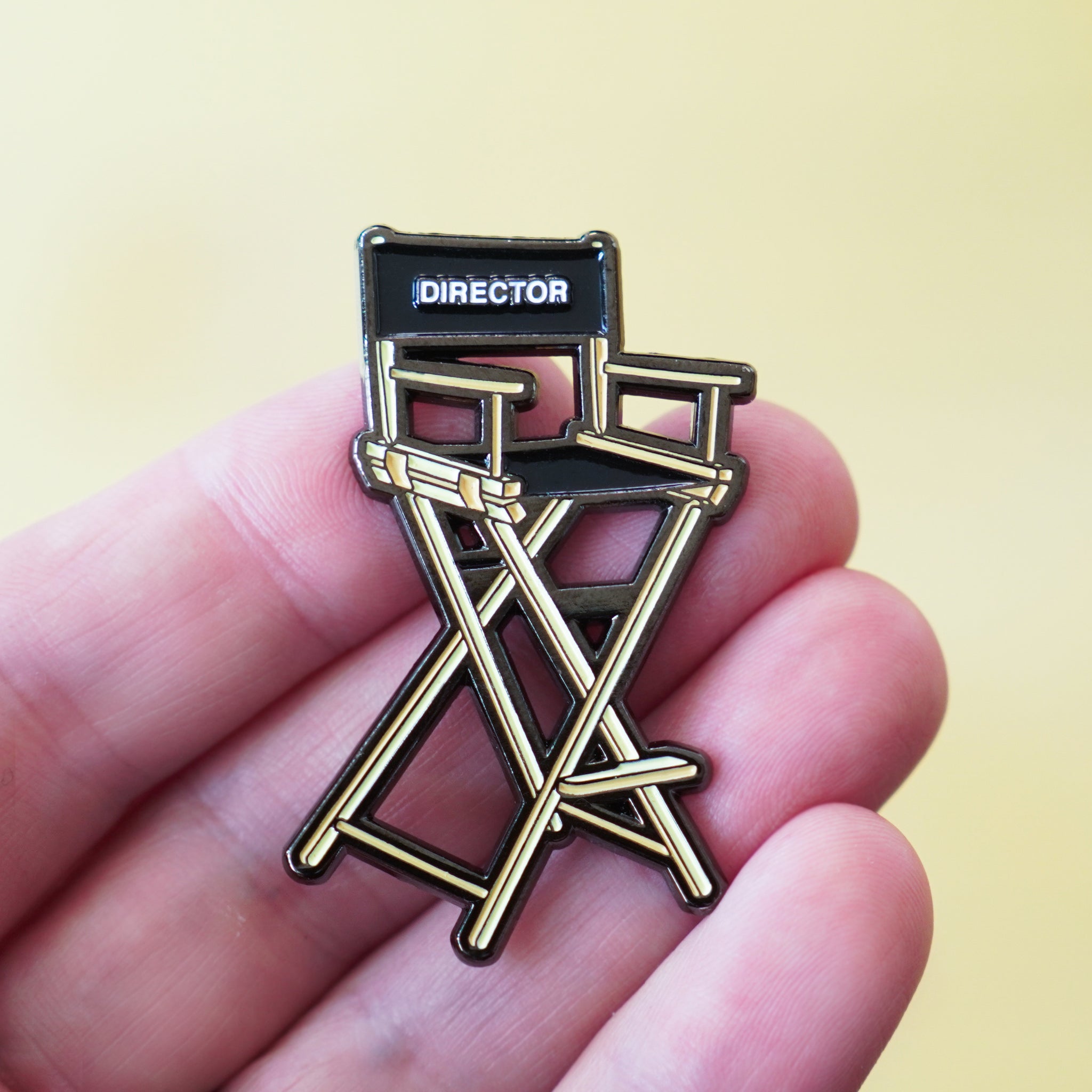 Director's Chair Enamel Pin – Film Pin Society