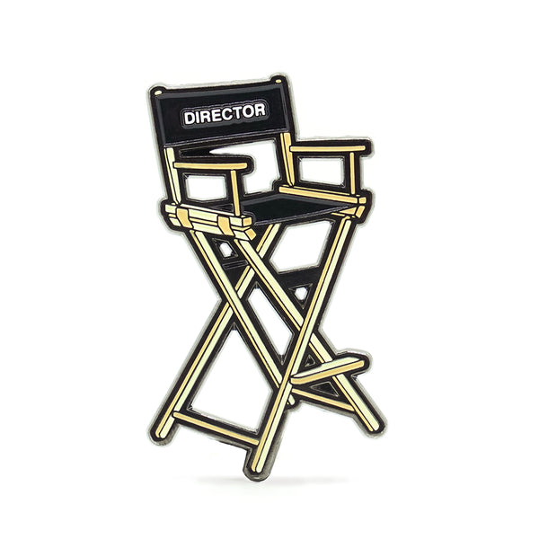 Director's Chair Enamel Pin