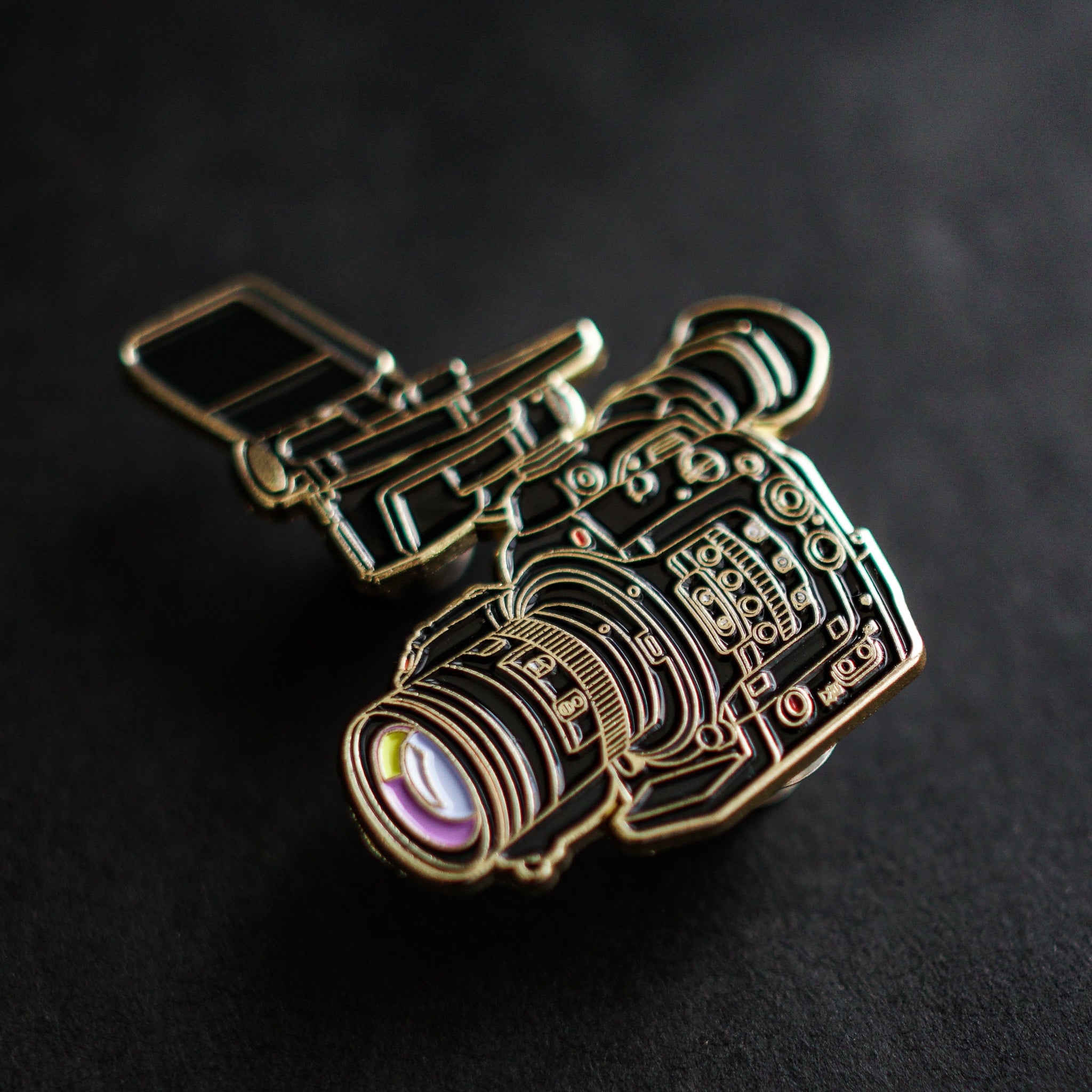Doc Camera Enamel Pin – Film Pin Society