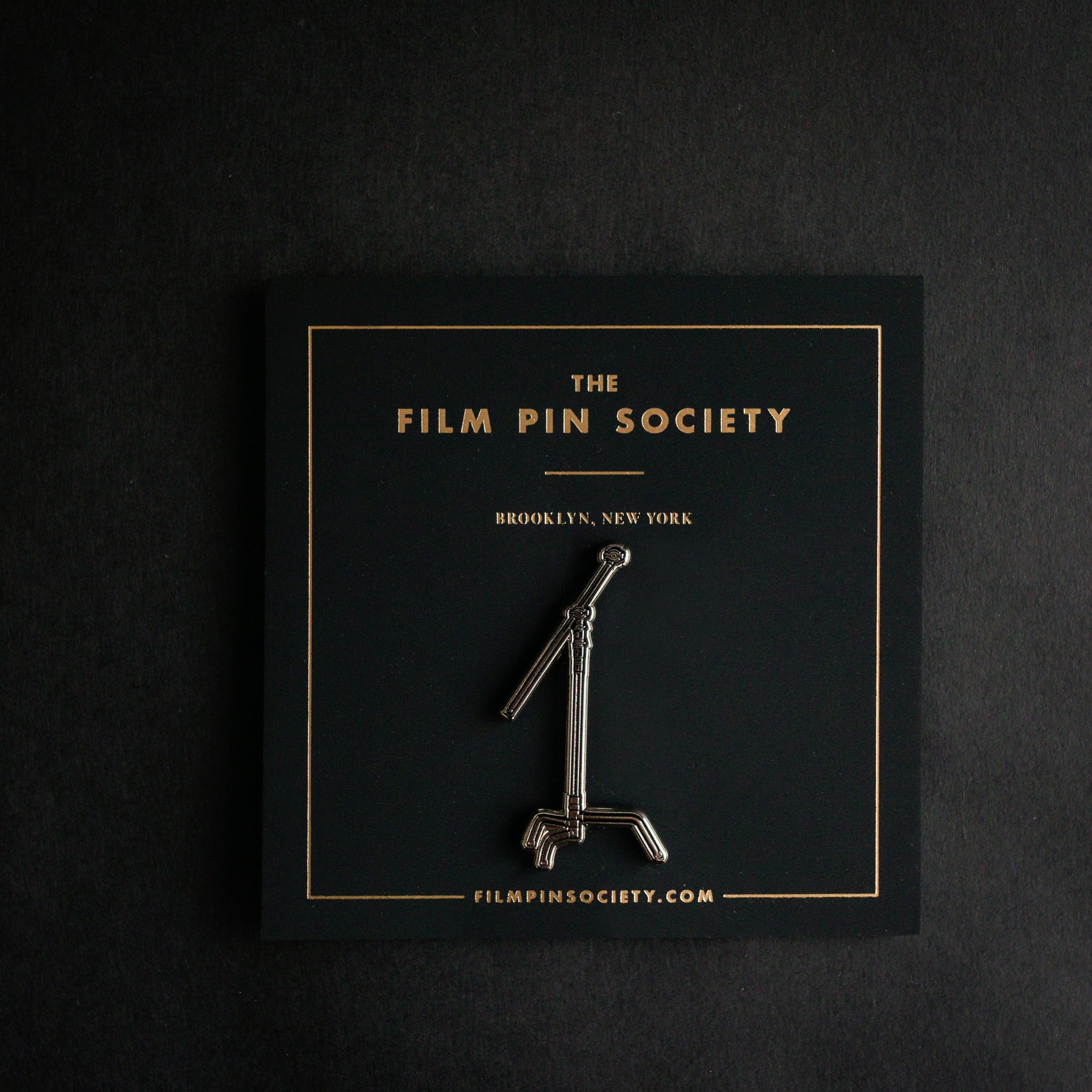 C-Stand Enamel Pin