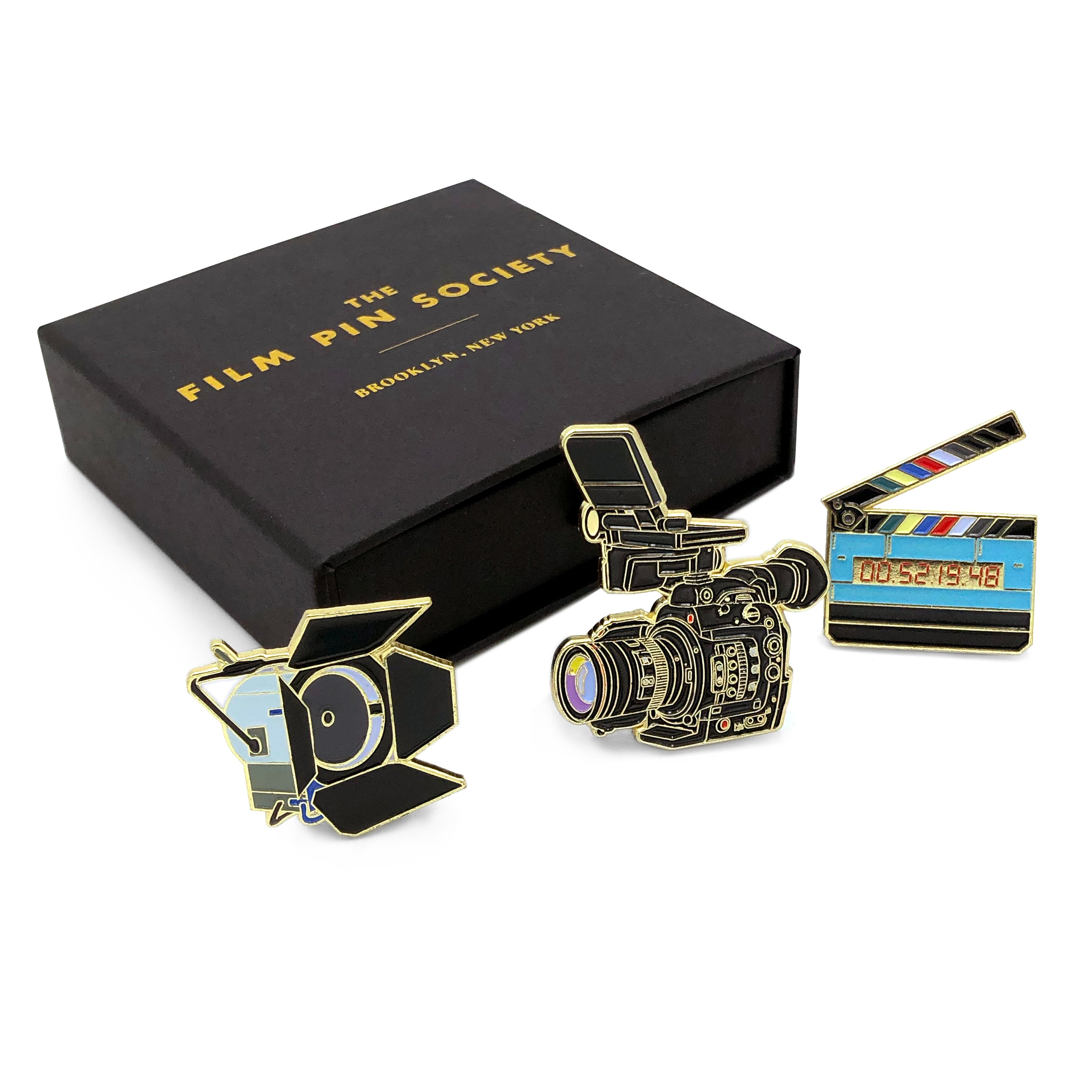 Lights, Camera, Action Pin Box Set – Film Pin Society