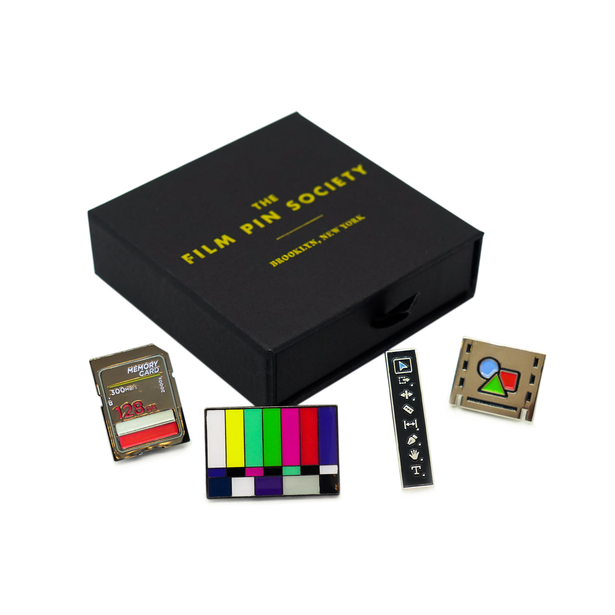 Flash Pin Productions Post Production Pin Box Set – Film Pin Society