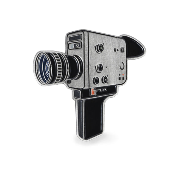 Super 8 Camera Enamel Pin