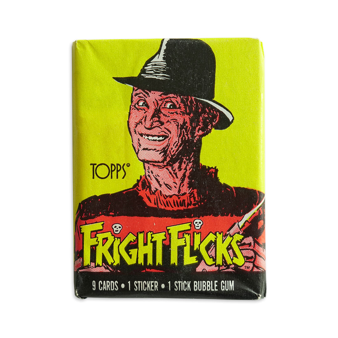 Vintage Fright Flicks Movie Trading Card Pack (1988)
