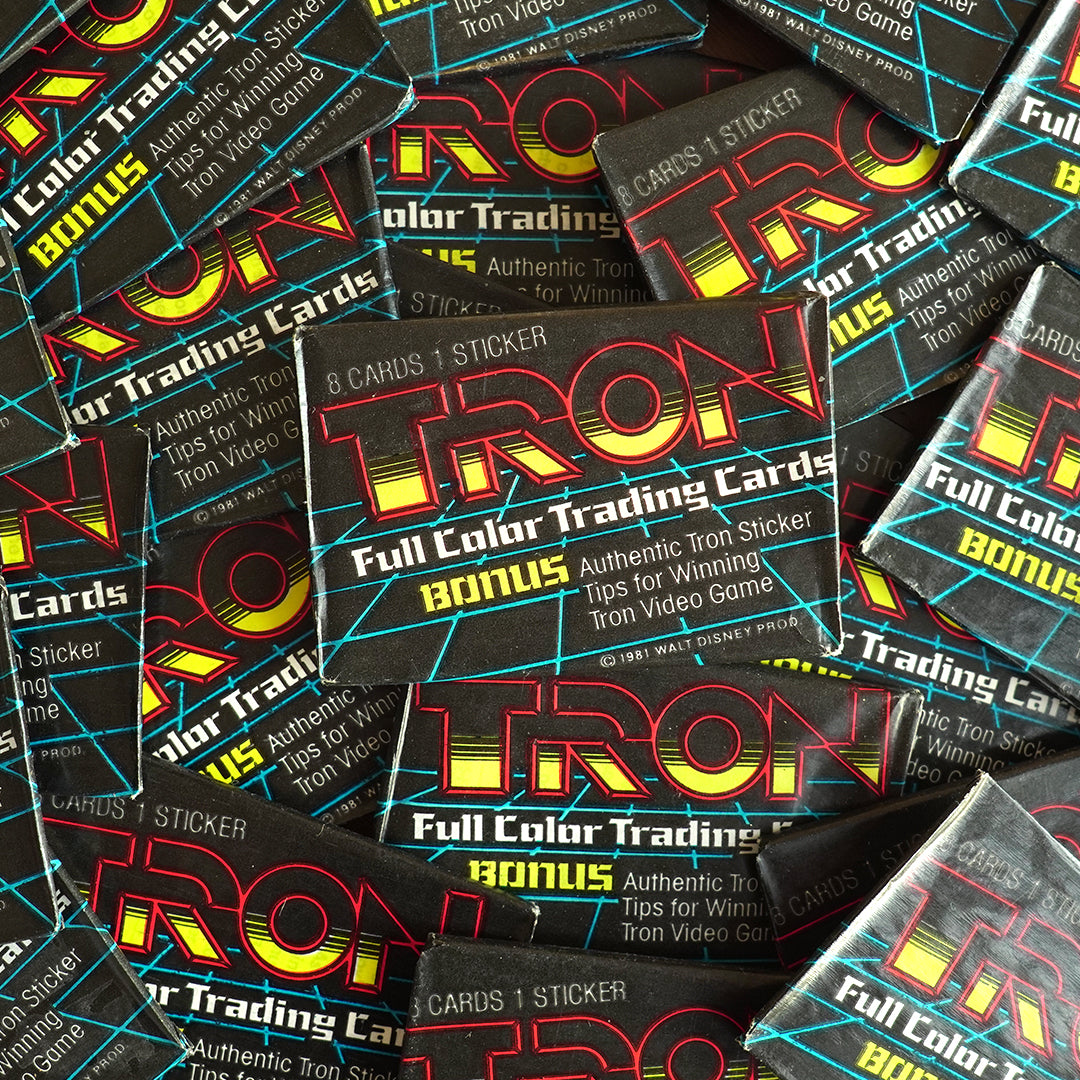Vintage Tron Movie Trading Card Pack (1981)