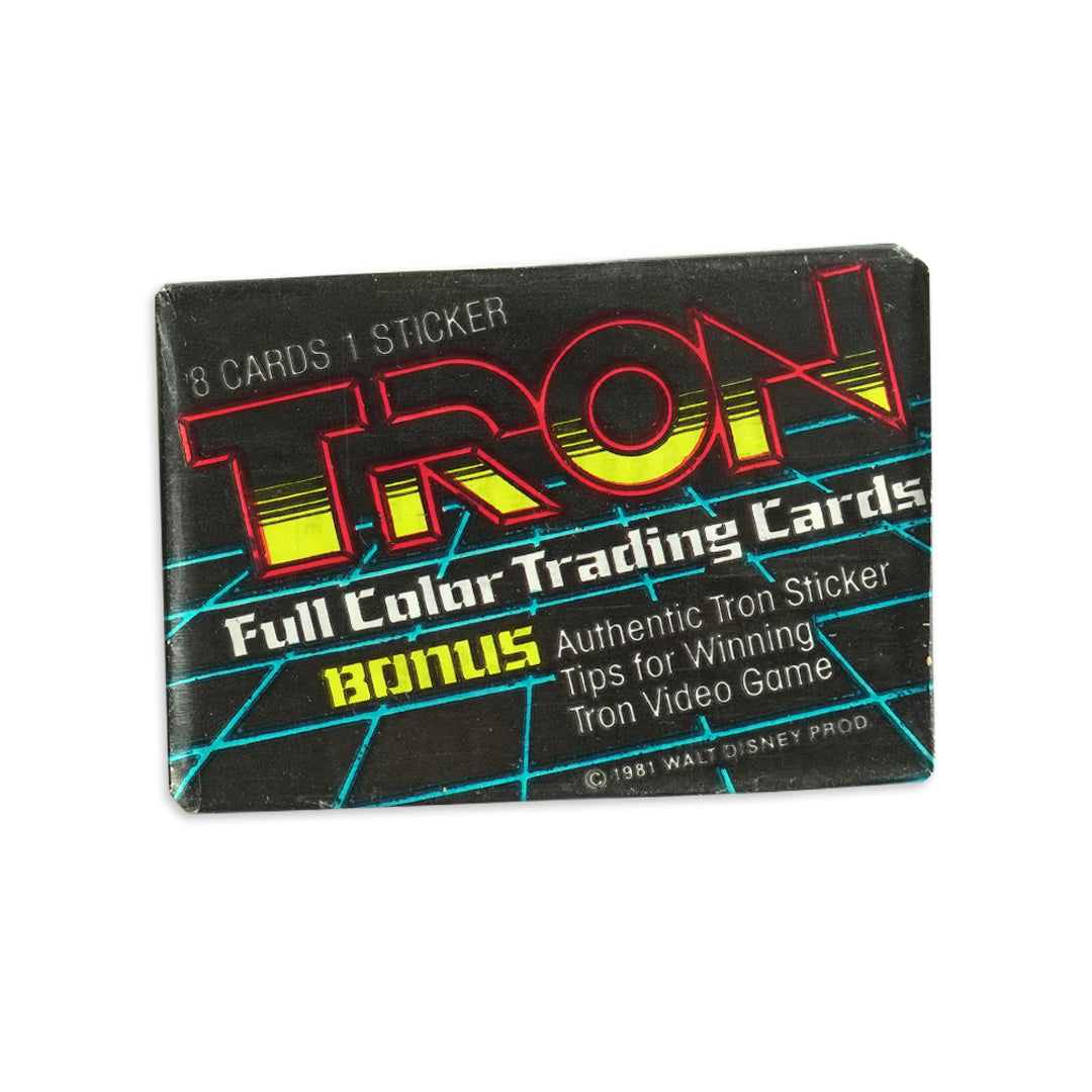 Vintage Tron Movie Trading Card Pack (1981)