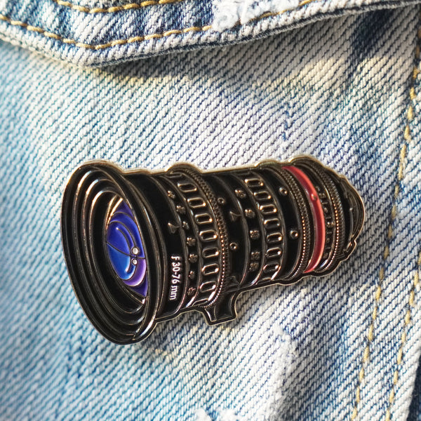 Cine Zoom Lens Enamel Pin